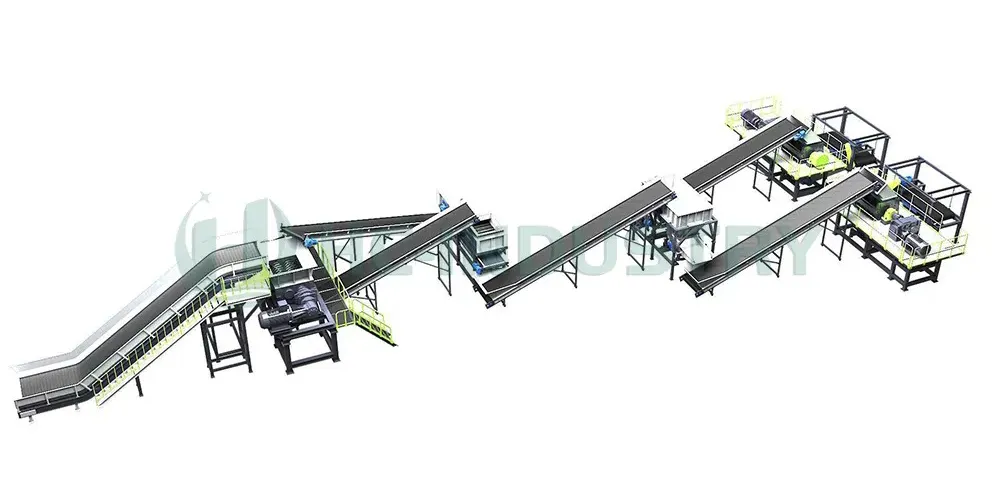 Sistema de reciclaje de residuos sólidos industriales
